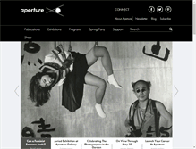 Tablet Screenshot of aperture.org